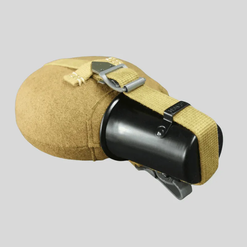 Gourde Allemande DAK Afrika Korps + Housse + Quart + Sangle – Reproduction Premium WW2 – Image 4