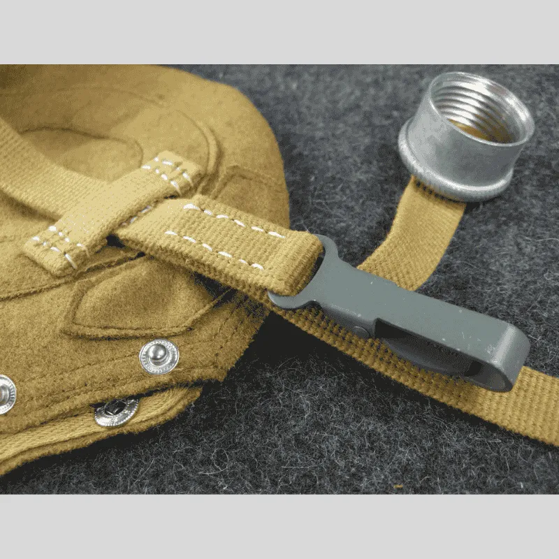 Gourde Allemande DAK Afrika Korps + Housse + Quart + Sangle – Reproduction Premium WW2 – Image 7